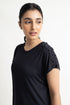 The Black Kimono Top